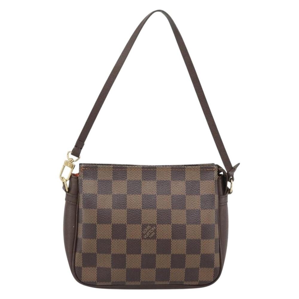 Louis Vuitton Damier Ebene Trousse Pouch Brown